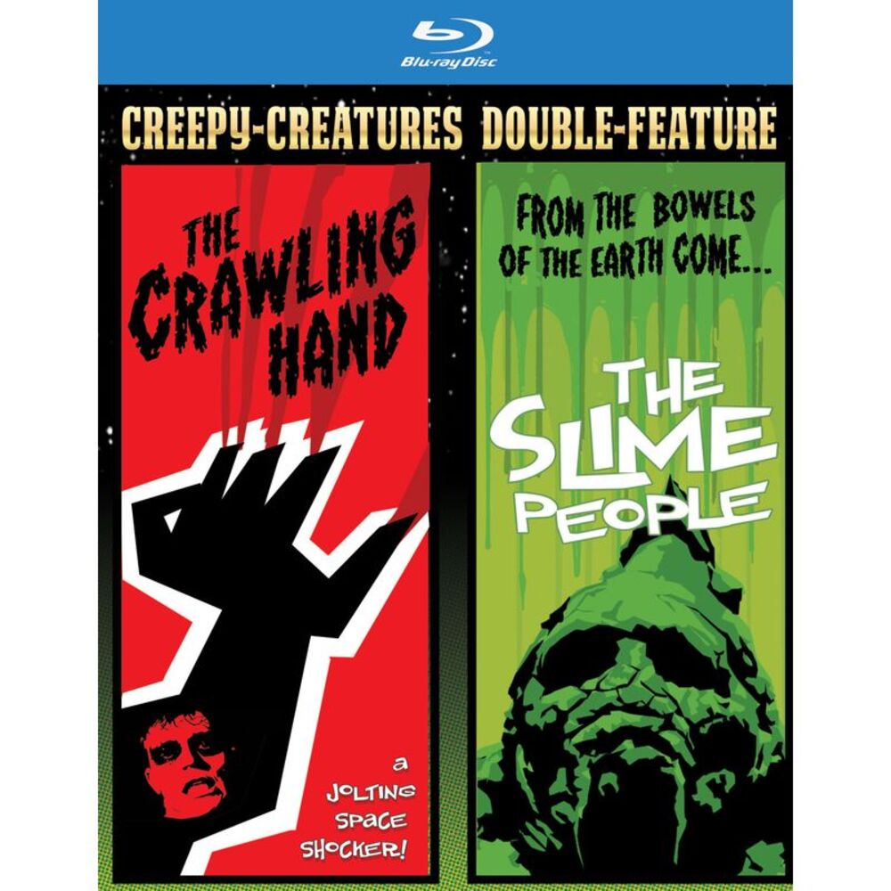 Creepy-Creatures Double-Feature (The Crawling Hand / The Slime People)  BLU-RAY